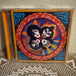 Kiss Rock and Roll Over CD with Orange and Blue Art